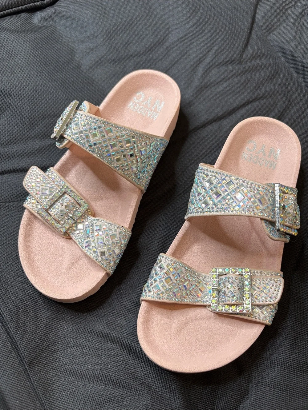 Madden NYC Jewel Embellished Sandals Size 13 Little Girls